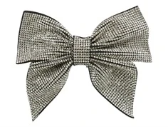 Name It sølv sløjfe hårspænde med glitter